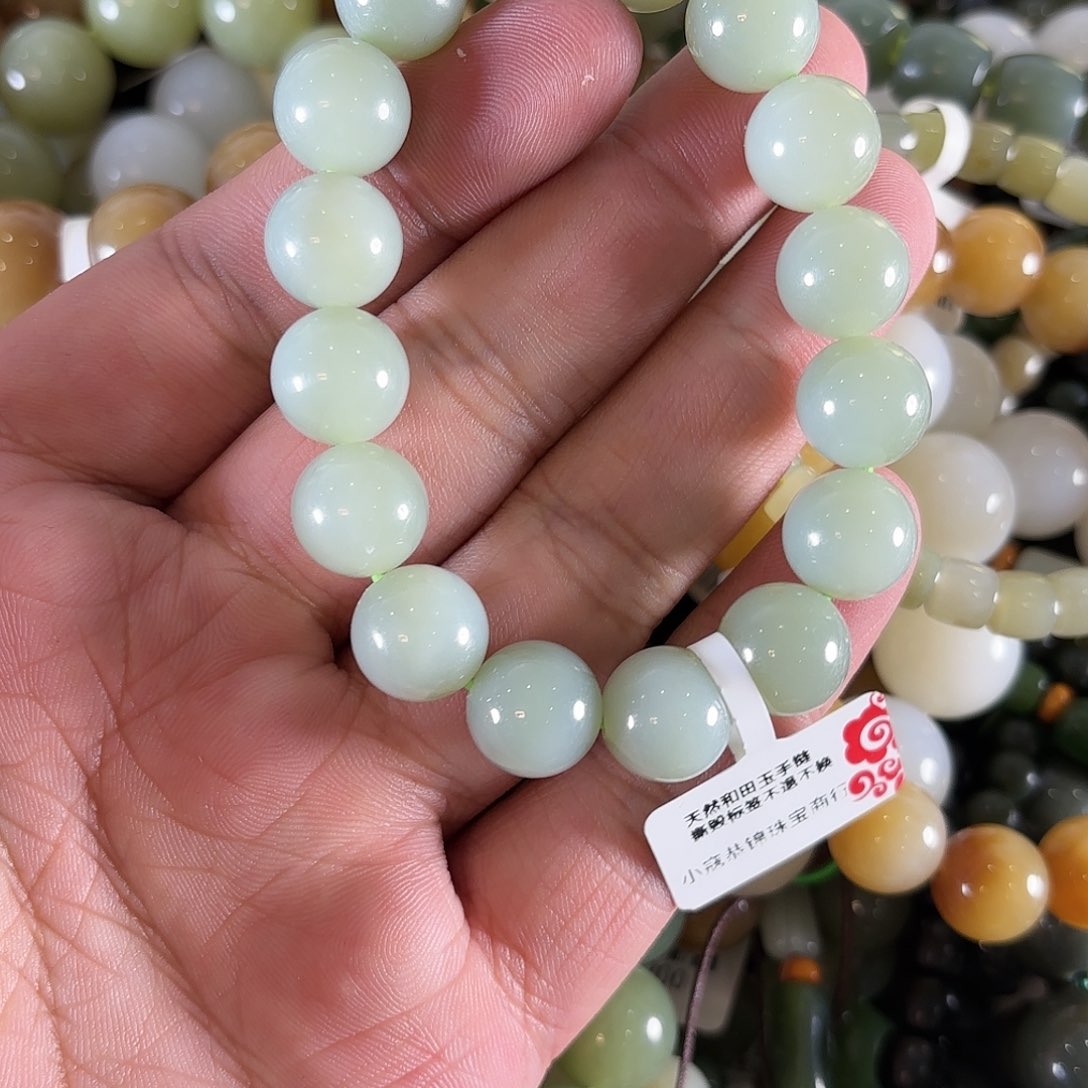 和田玉手链未镶嵌W267