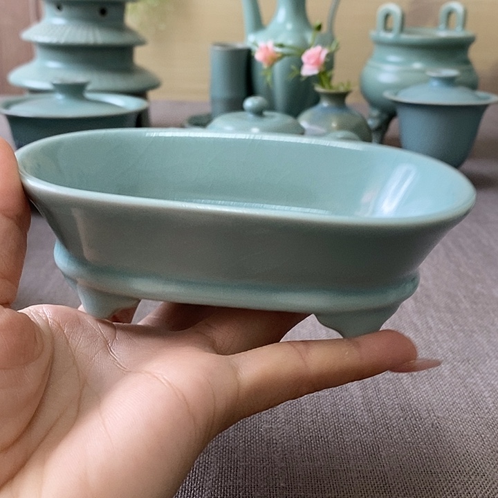 瓷片水仙盆一一一一一一一一一