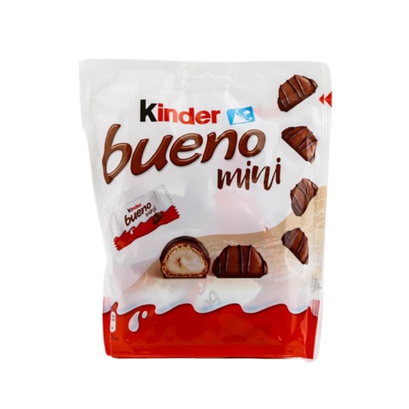 进口kinder健达缤纷乐榛子威化巧克力迷你装108g/袋