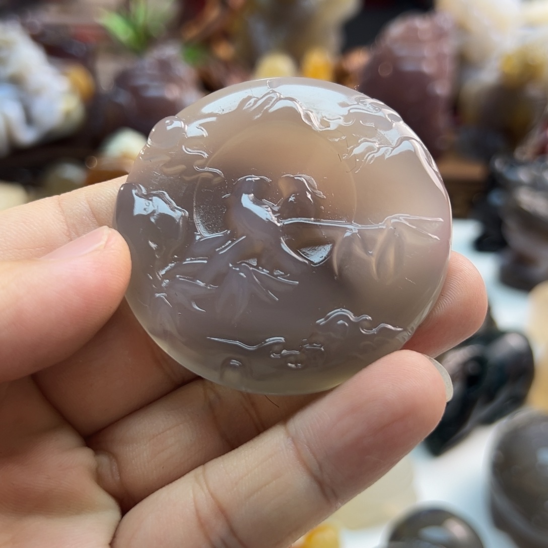 玛瑙/玉髓未镶嵌颈饰