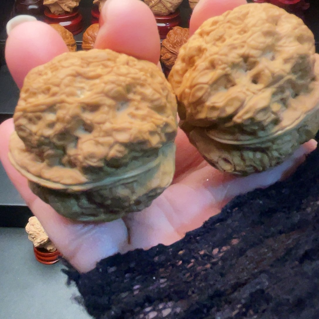 文玩核桃把件蛙……