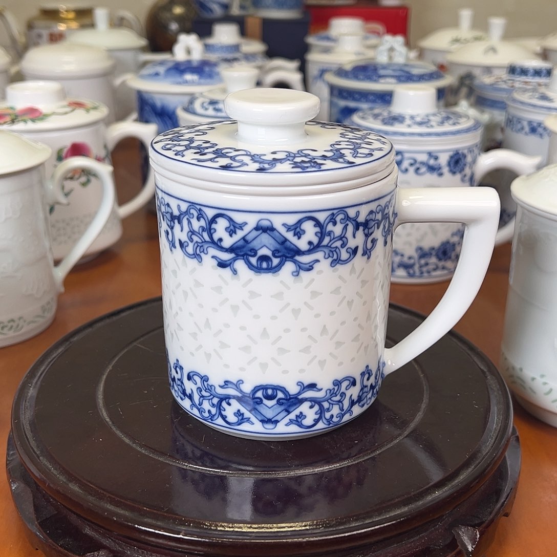 景德镇陶瓷高温办公杯