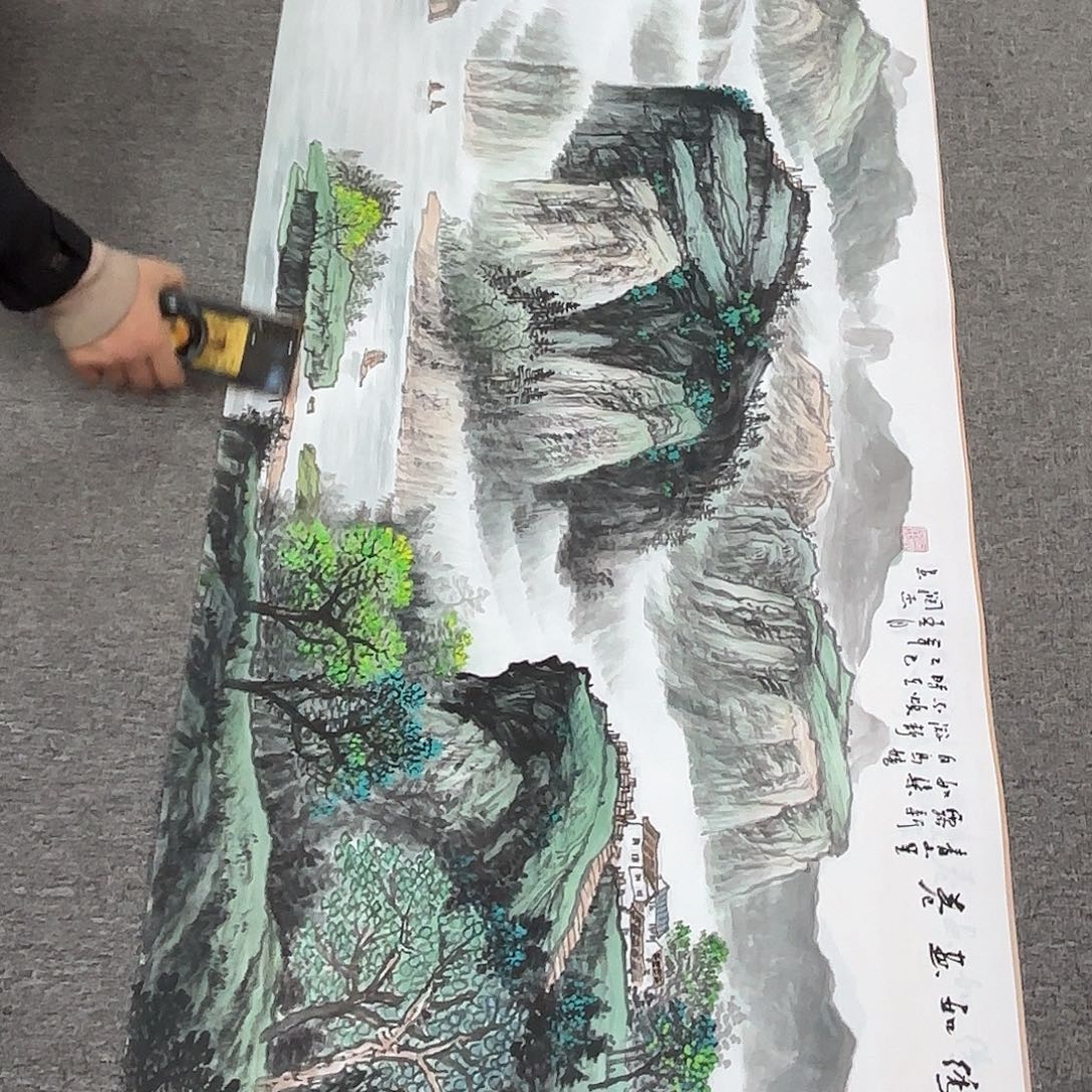 国画国画作品多次在国内外