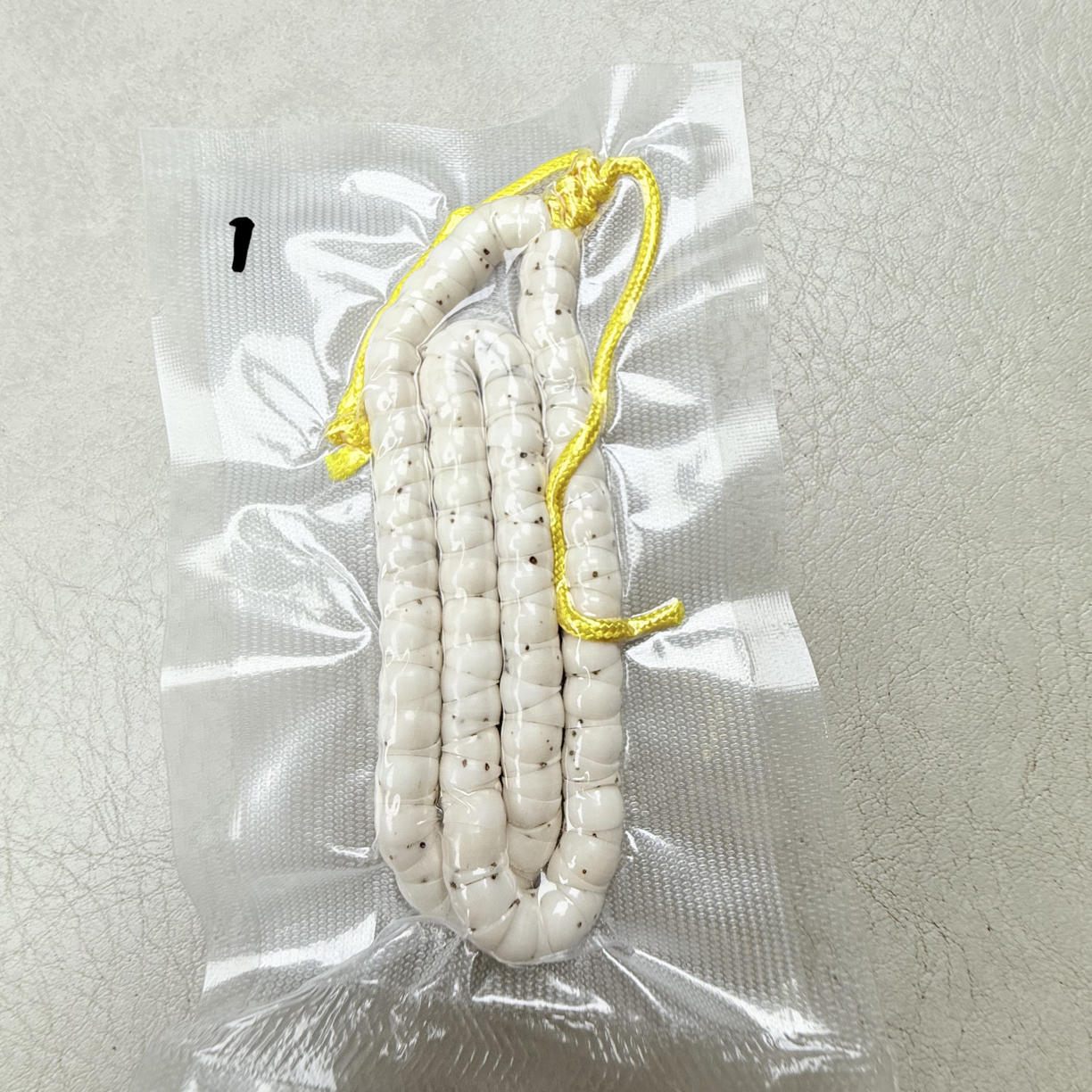 【一物一图】海南原生态星月菩提骨瓷白数星星足尺6mm大肠（1颗星）