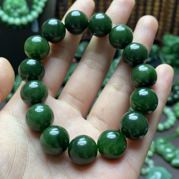 和田玉手串未镶嵌