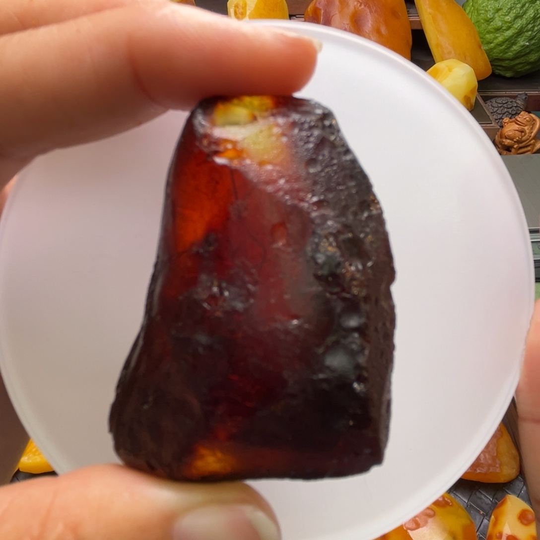 定制琥珀未镶嵌琥珀蜜蜡原石定制