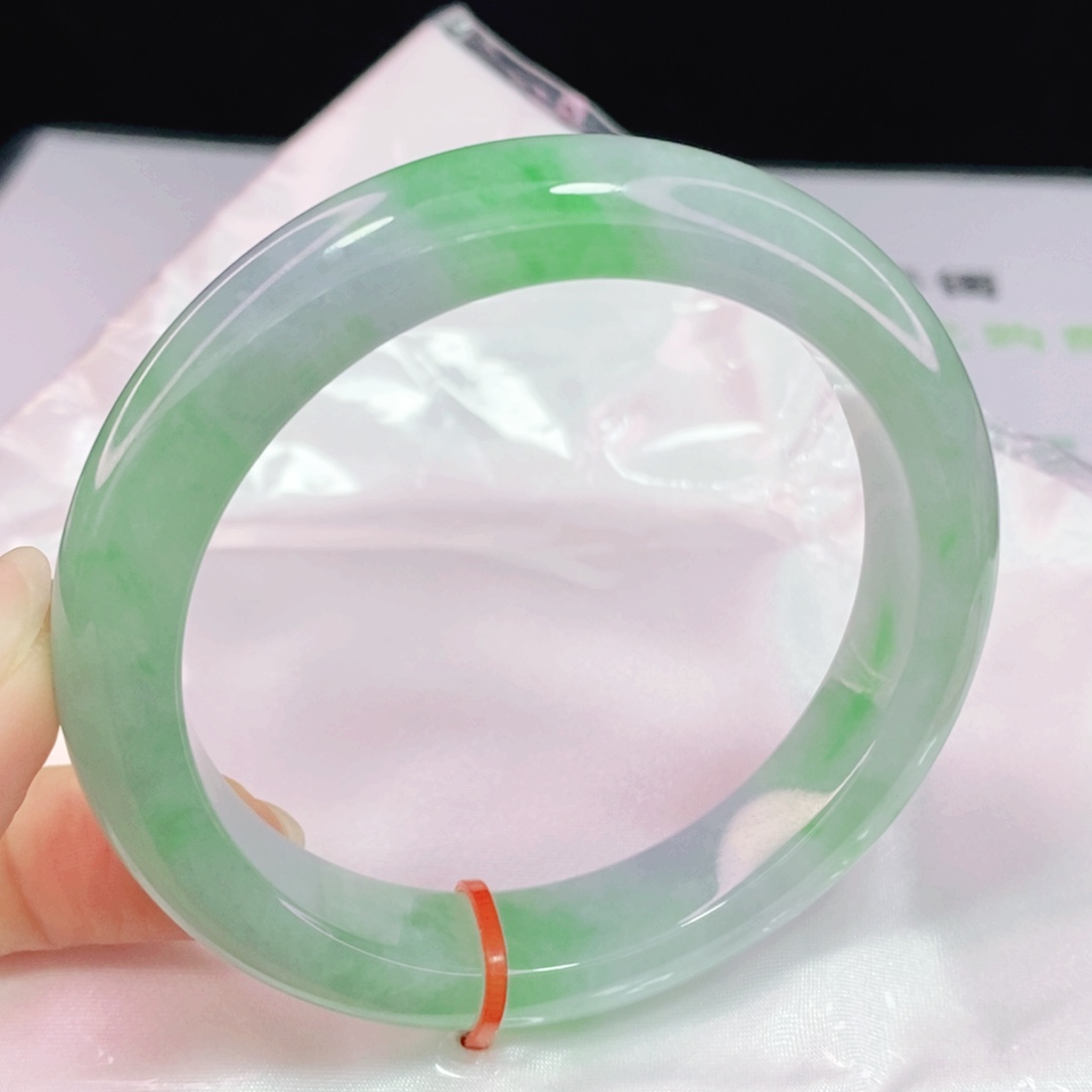 未镶嵌手镯翡翠57.6正圈