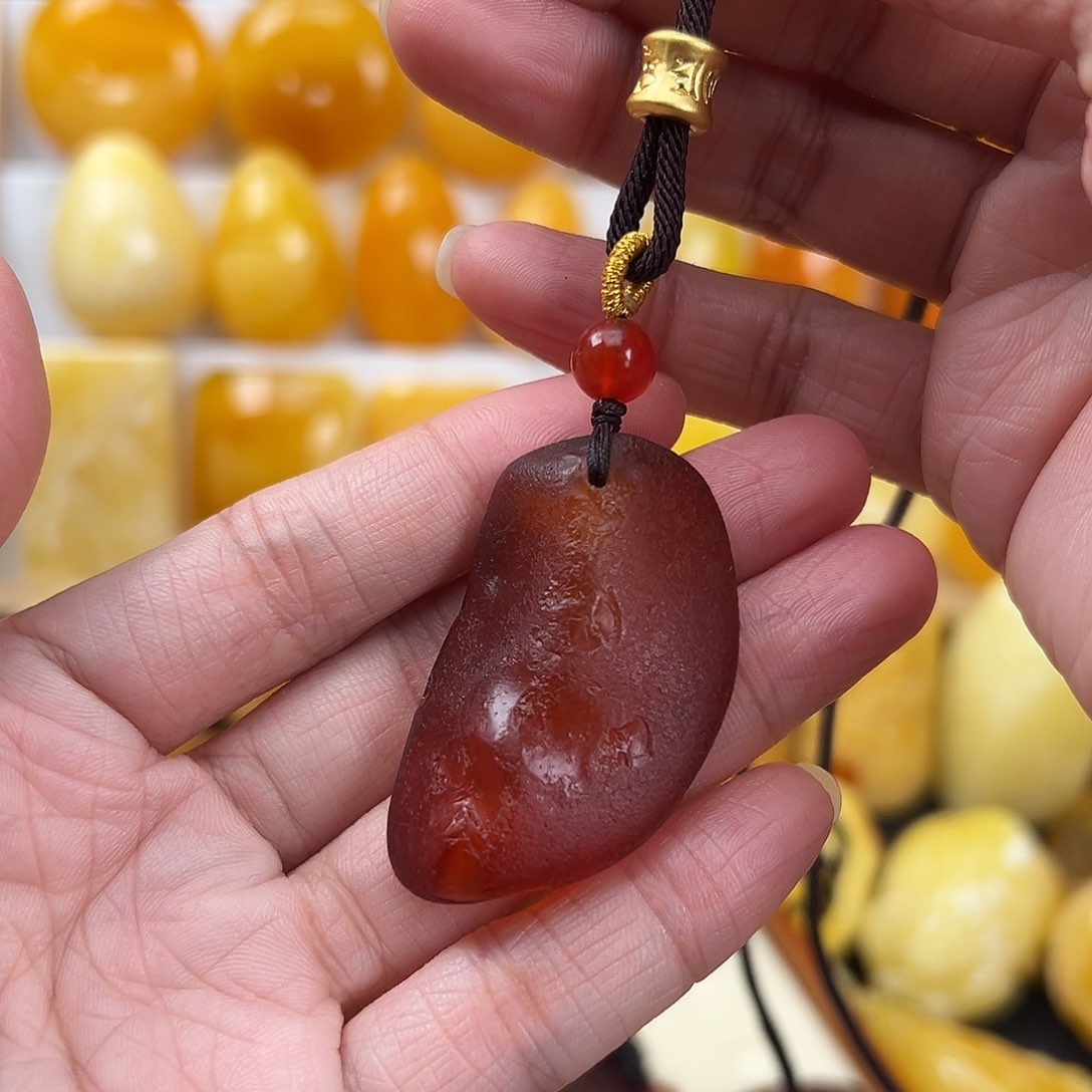 蜜蜡颈饰未镶嵌蜜蜡