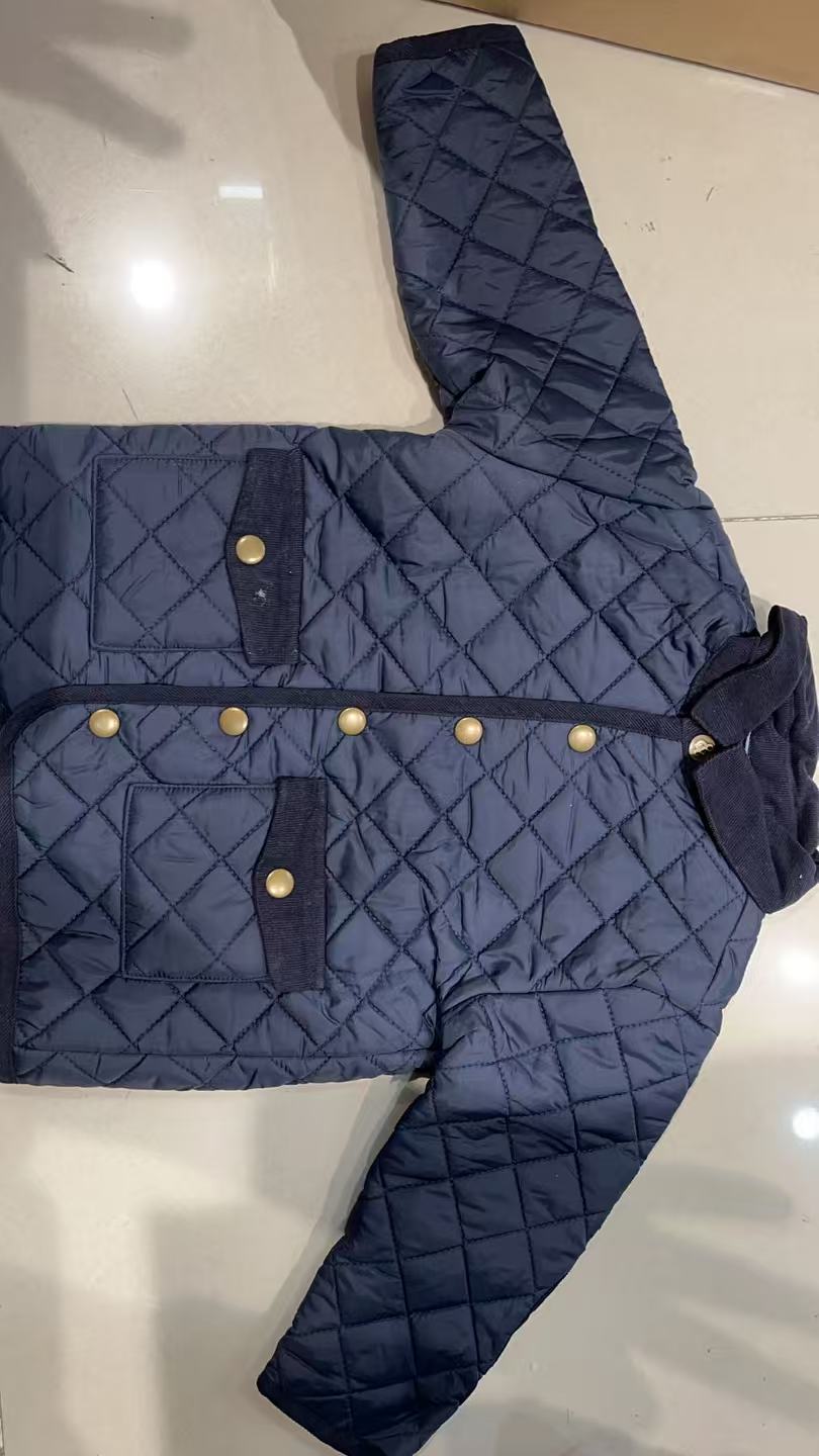 MMPP 网格 巴恩风 棉服 儿童宝宝百搭
