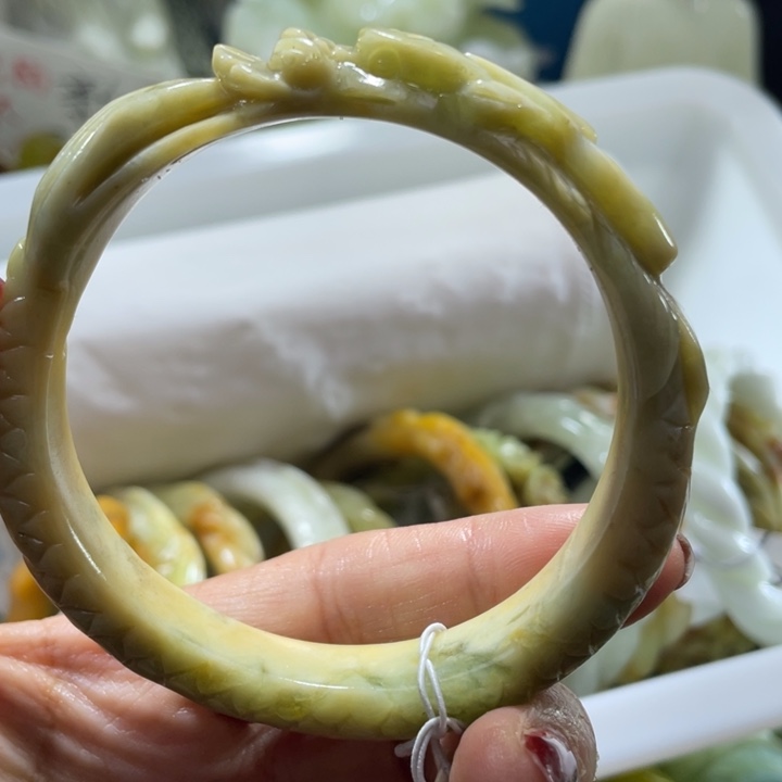岫玉未镶嵌手把59060