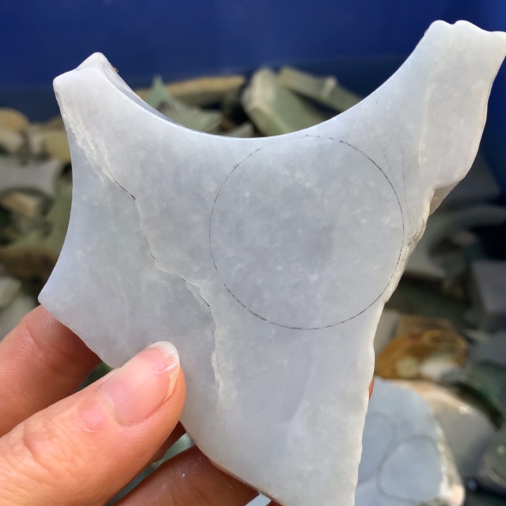 翡翠裸石翡翠边角料