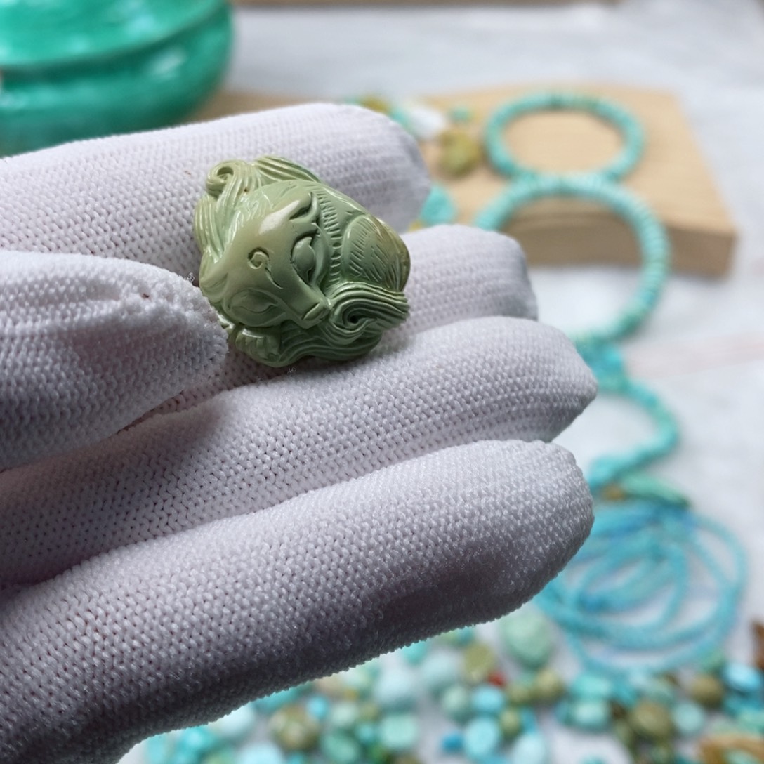 绿松石珠宝奇石未镶嵌W*…