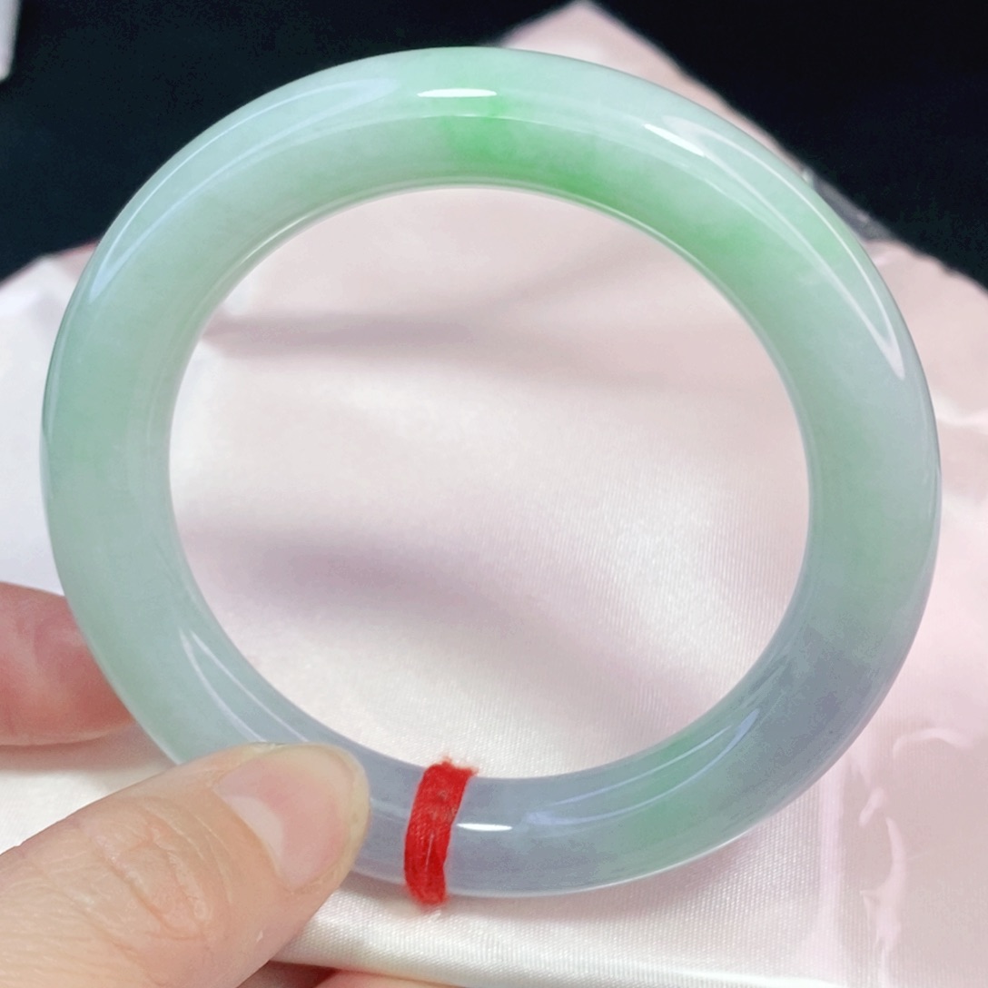 未镶嵌手镯翡翠56圆镯