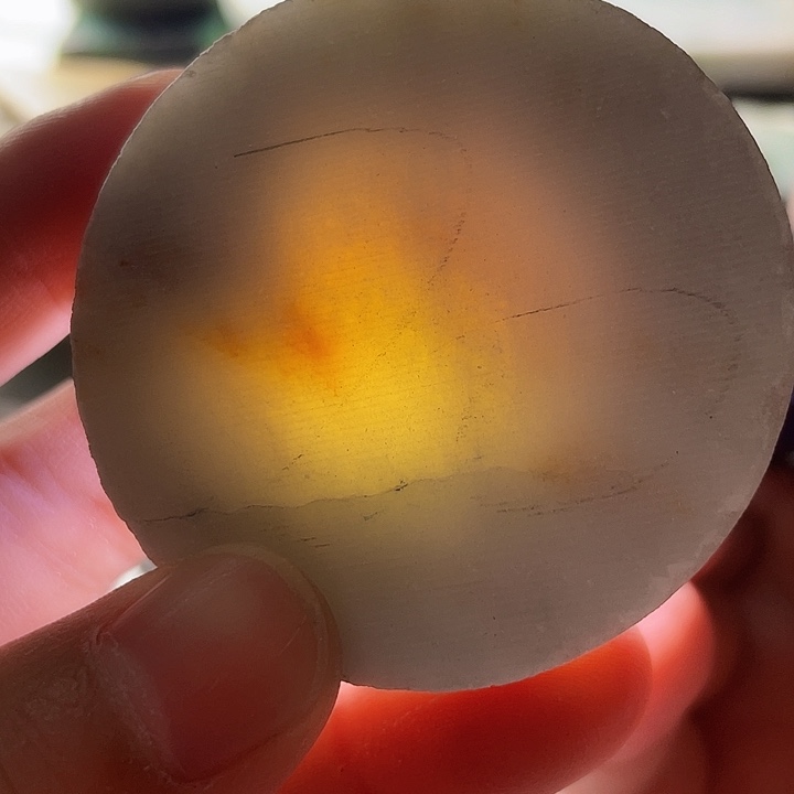 翡翠颈饰未镶嵌毛料85