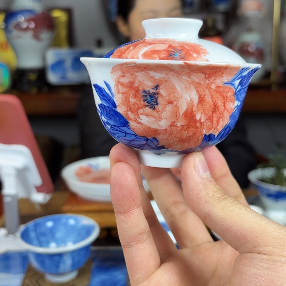 茶*王庆龙老师手绘陶瓷