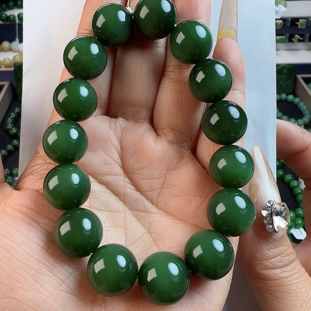 和田玉手串未镶嵌