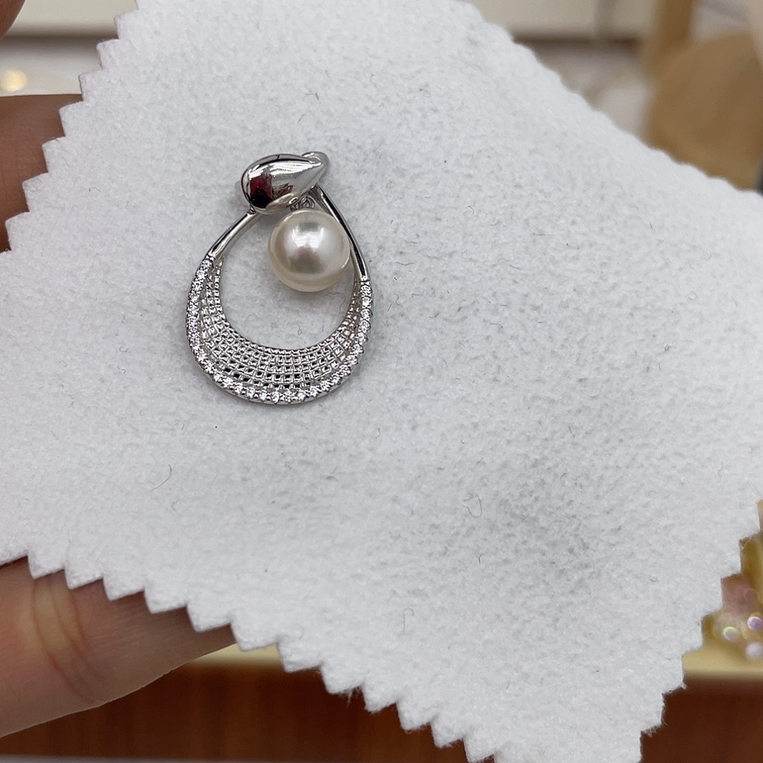 颈饰海水珍珠银S925镶嵌