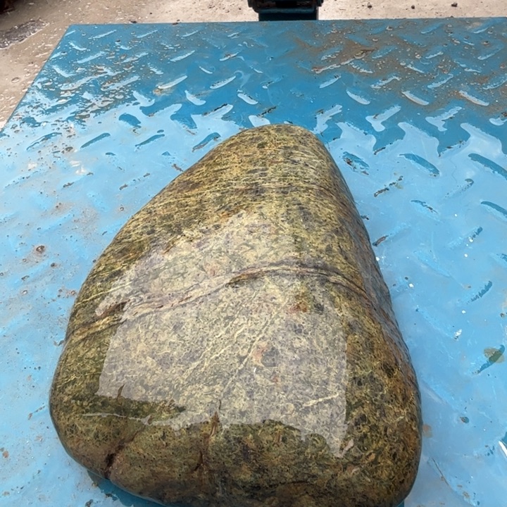 花***言蛇纹石玉未镶嵌原石3.4公斤