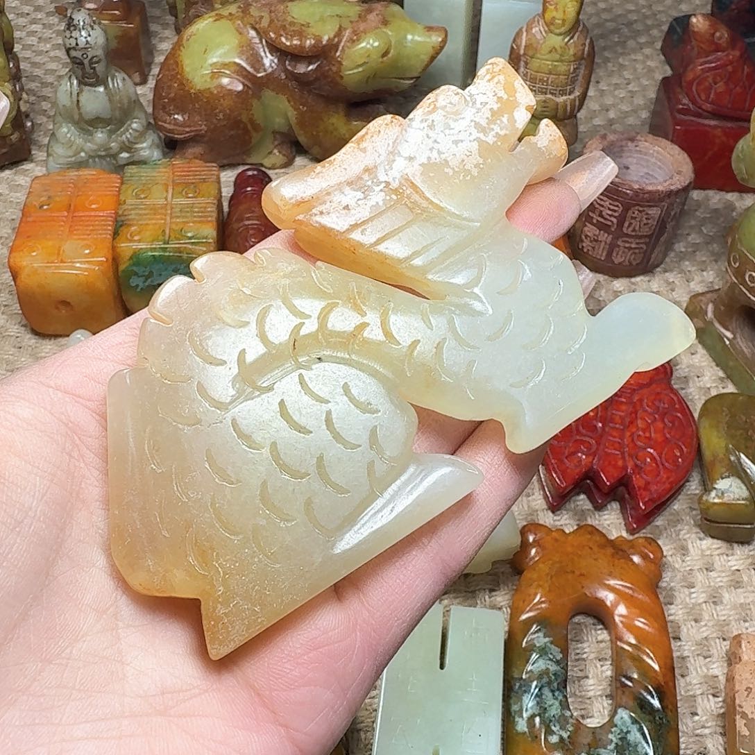 白玉菩提吊坠挂件