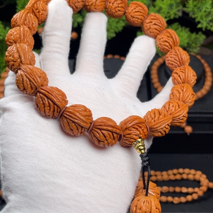 木质类精品桃核手持