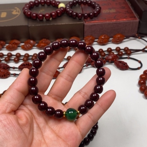 橄榄核手串姚*静猴头手串