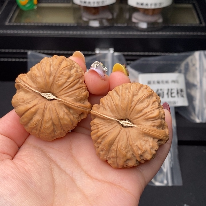 把件文玩核桃黄****r南瓜饼43.5肥底