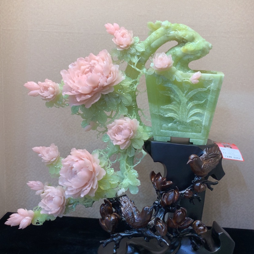 【闪购商品】蛇纹石玉摆件覆膜未镶嵌