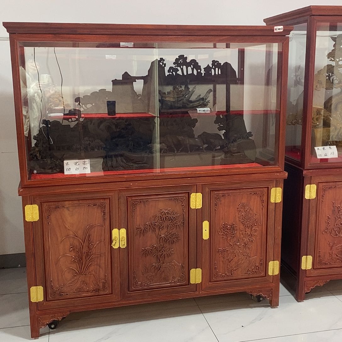 金丝楠未***来阴沉乌木摆件