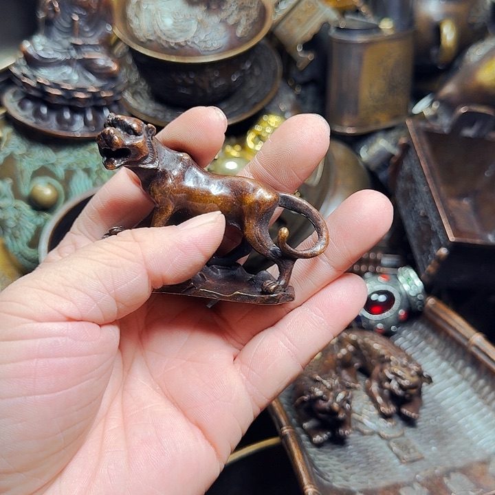 铜器摆件收收藏藏