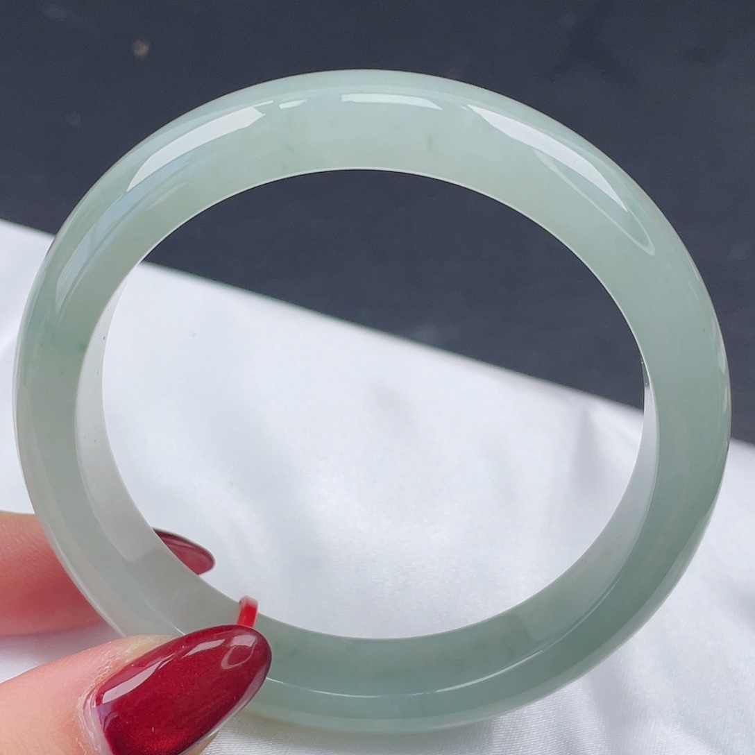 翡翠未镶嵌手镯59圈口