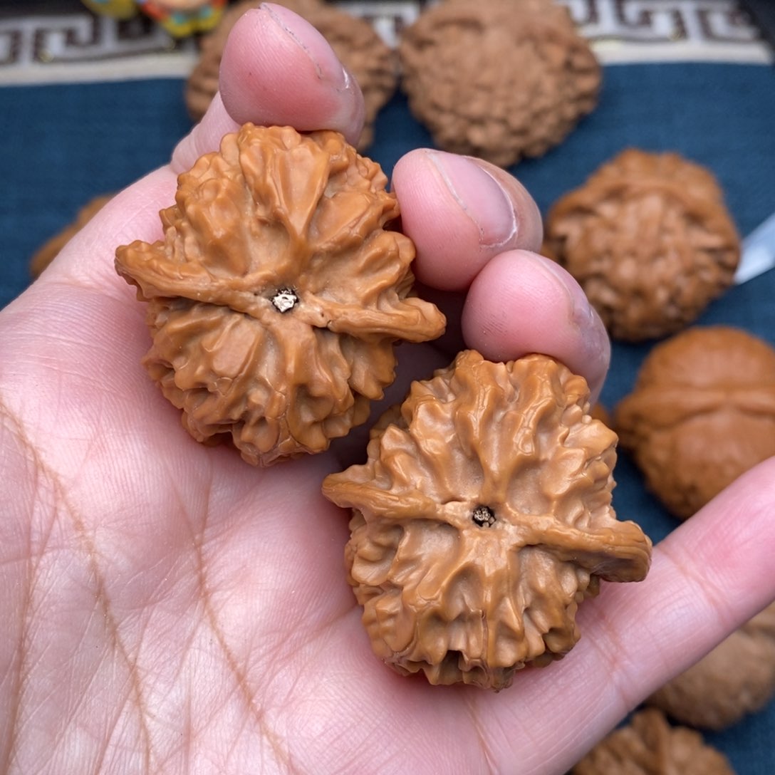 文玩核桃把件36老树苹果全品