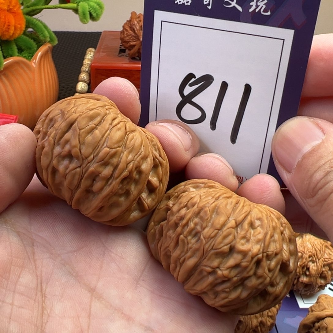 文玩核桃把件全品磨盘43尺寸811号