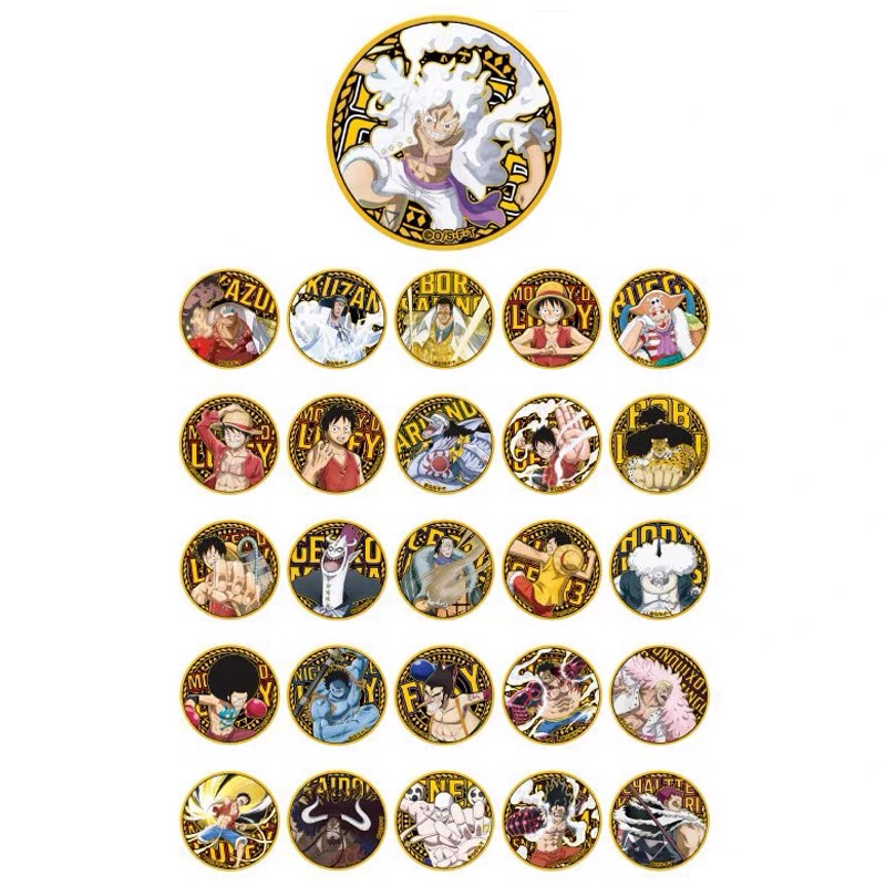 【日谷】海贼王草帽商店限定 劲敌金属浮雕吧唧 默认代拆