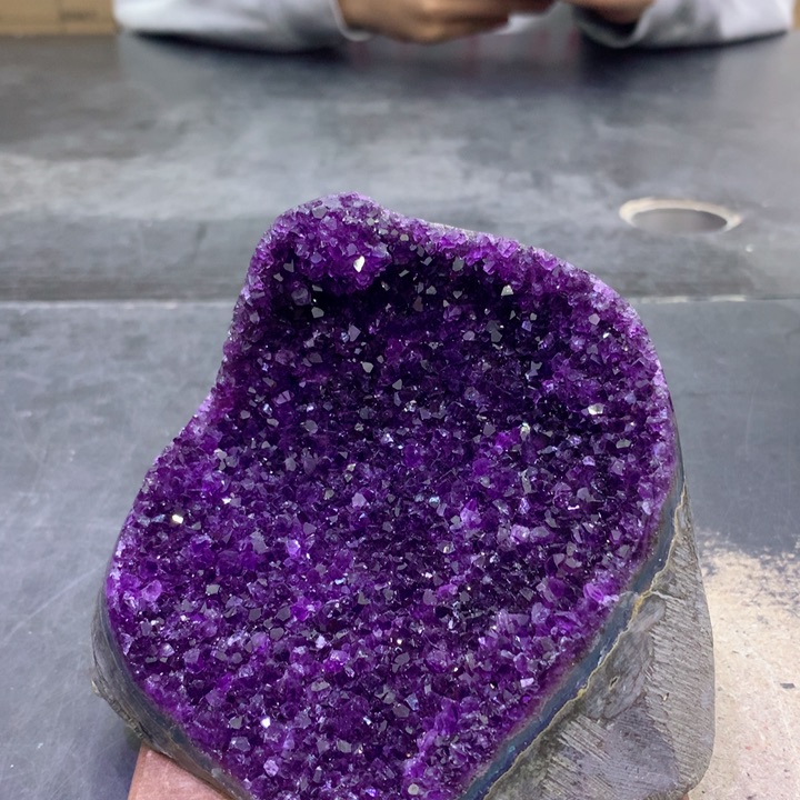 水晶摆件未镶嵌紫晶543