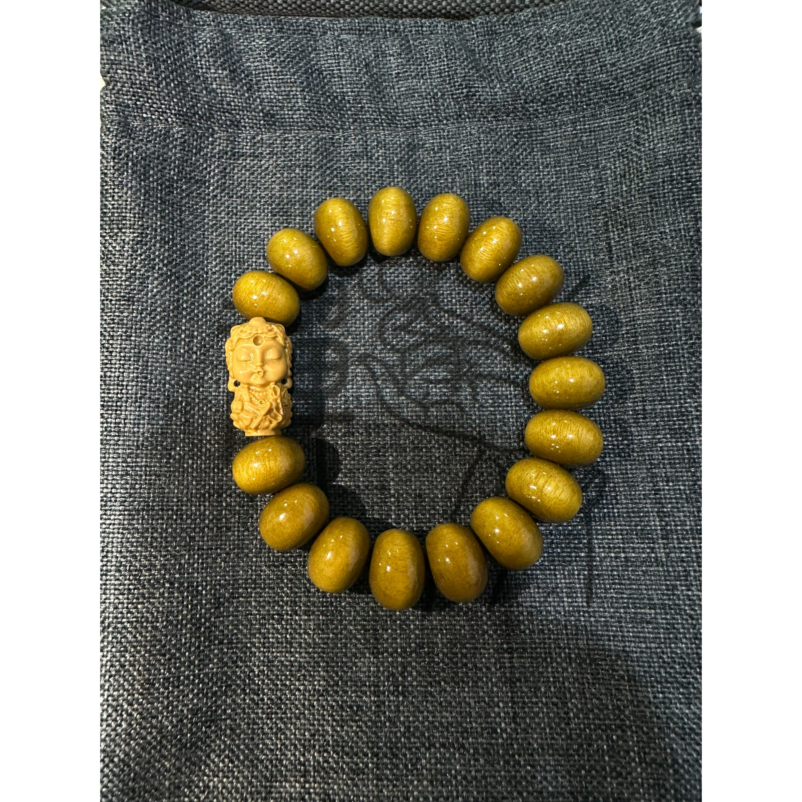 金丝楠单圈手串卡15X10无礼盒 586