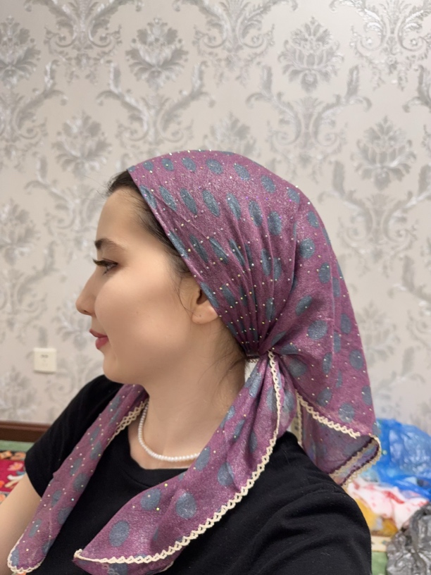 波点、个性、棉质头巾