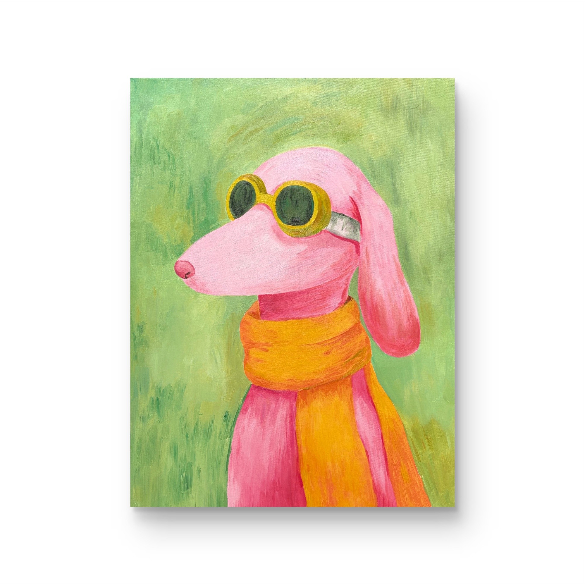 【 酷酷狗  】孤品 “60*80” No.205 纯手绘挂画