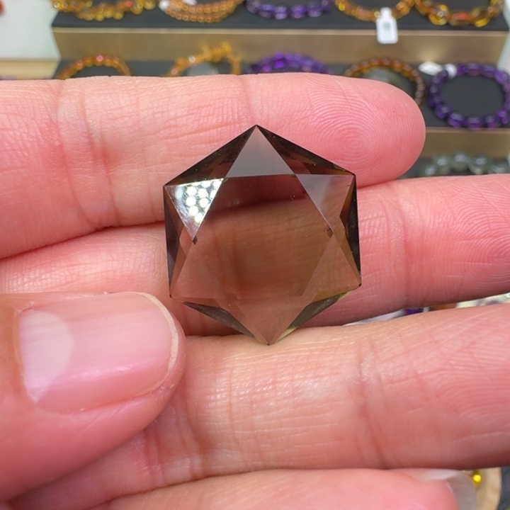 水晶颈饰银S925镶嵌吊坠