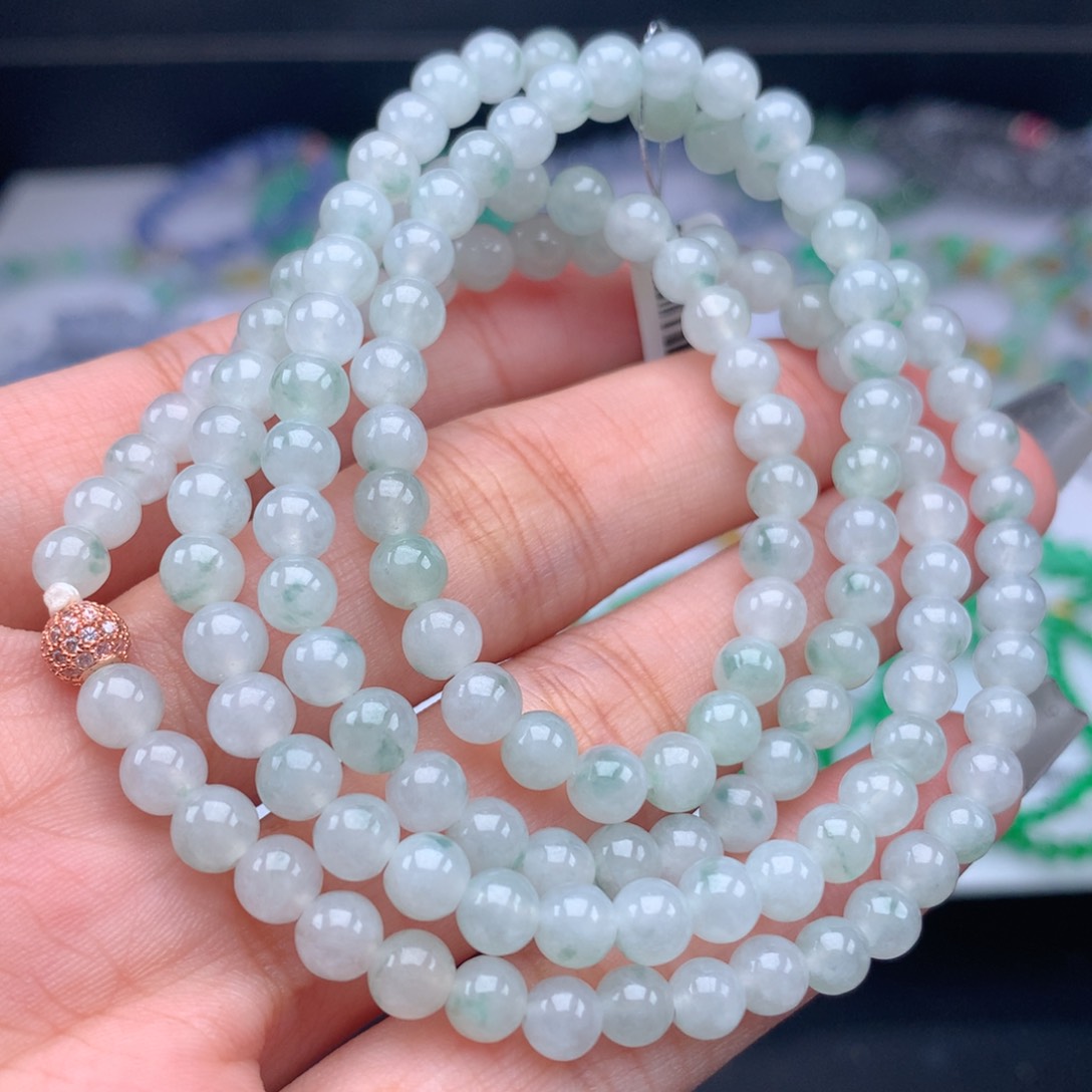 翡翠手链未镶嵌卡