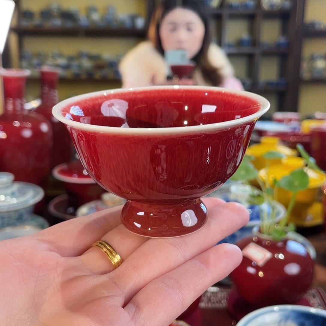 清欢雅玩原矿郎红福利杯