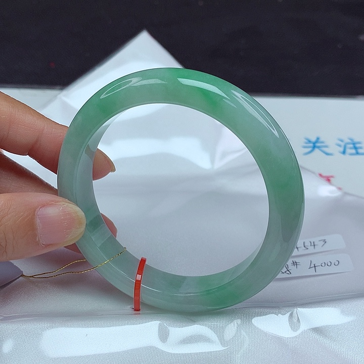 翡翠手镯未镶嵌58圈4543