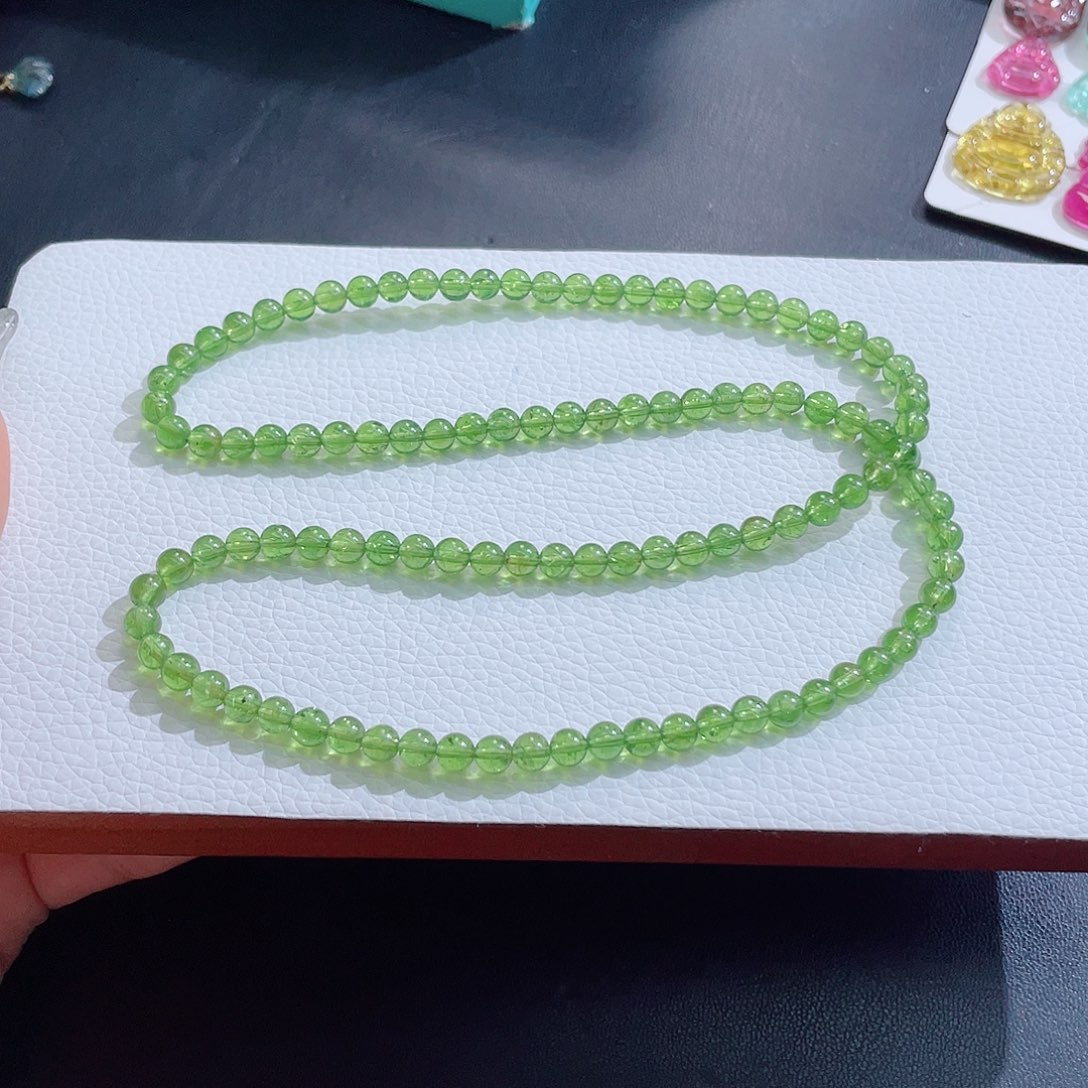 未镶嵌碧玺手链5mm左右