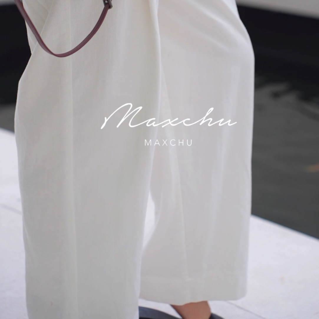 MAXCHU|极简静奢时尚气质设计师款白色（西装/长裤/短裤）女