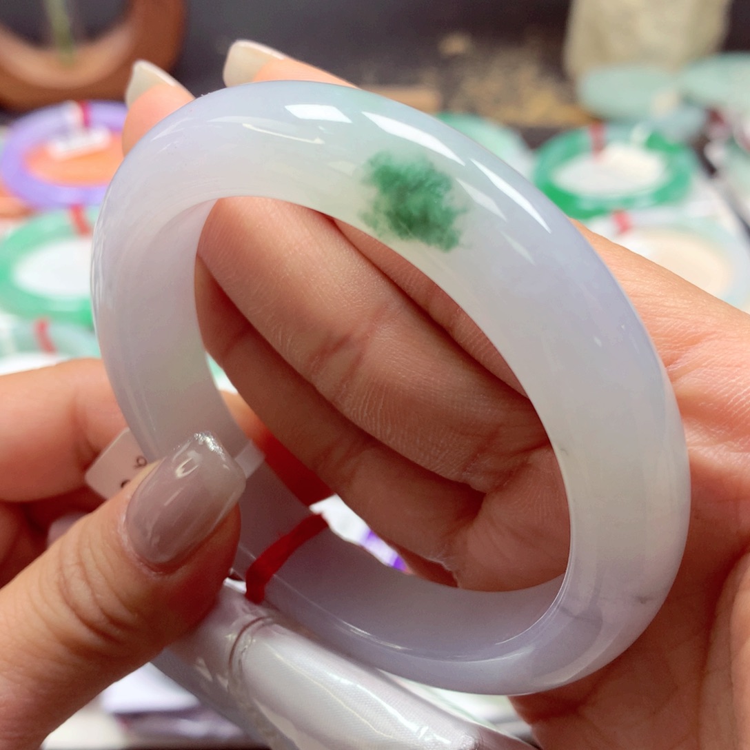 翡翠手镯未镶嵌58正10号88