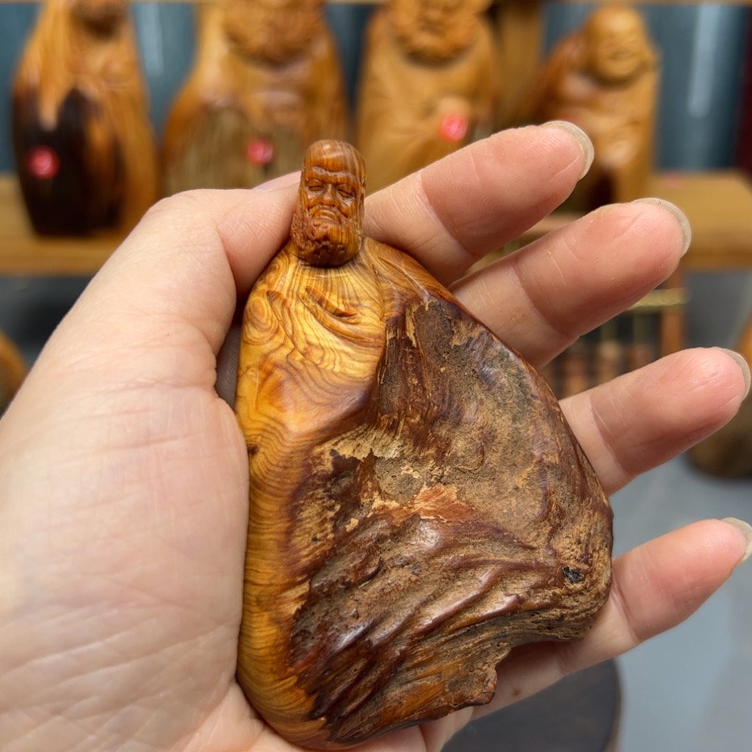 柏木崖柏木摆件手把件14