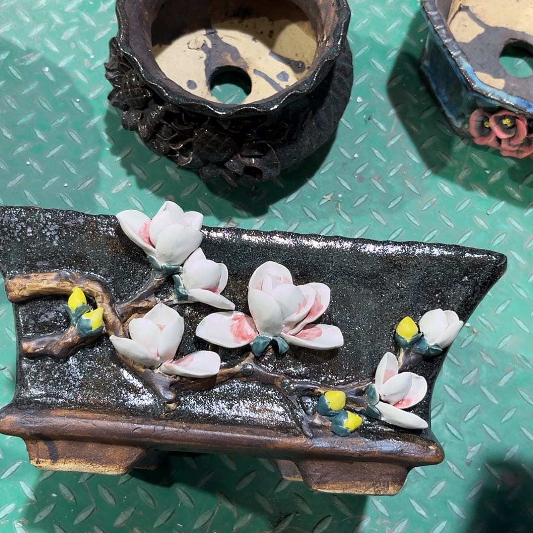 微瑕7 号陶然花器手工花盆