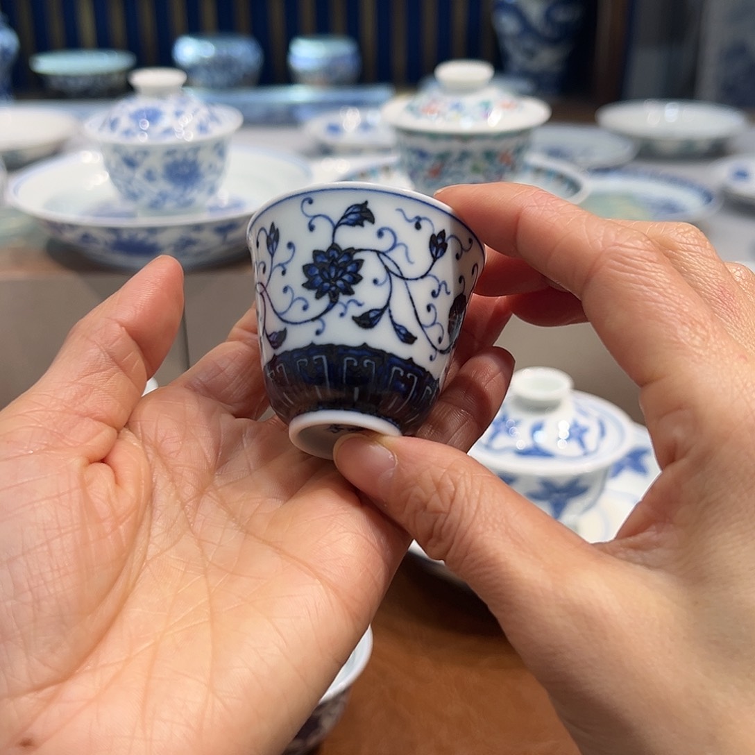 杯子缠枝小杯30毫升