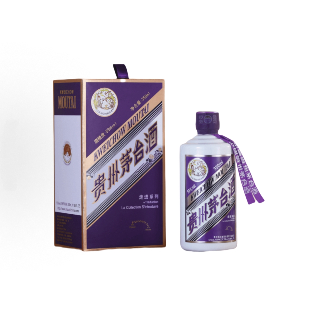 KWEICHOW MOUTAI/贵州茅台53度350ml 走进系列法国酱香型白酒53度