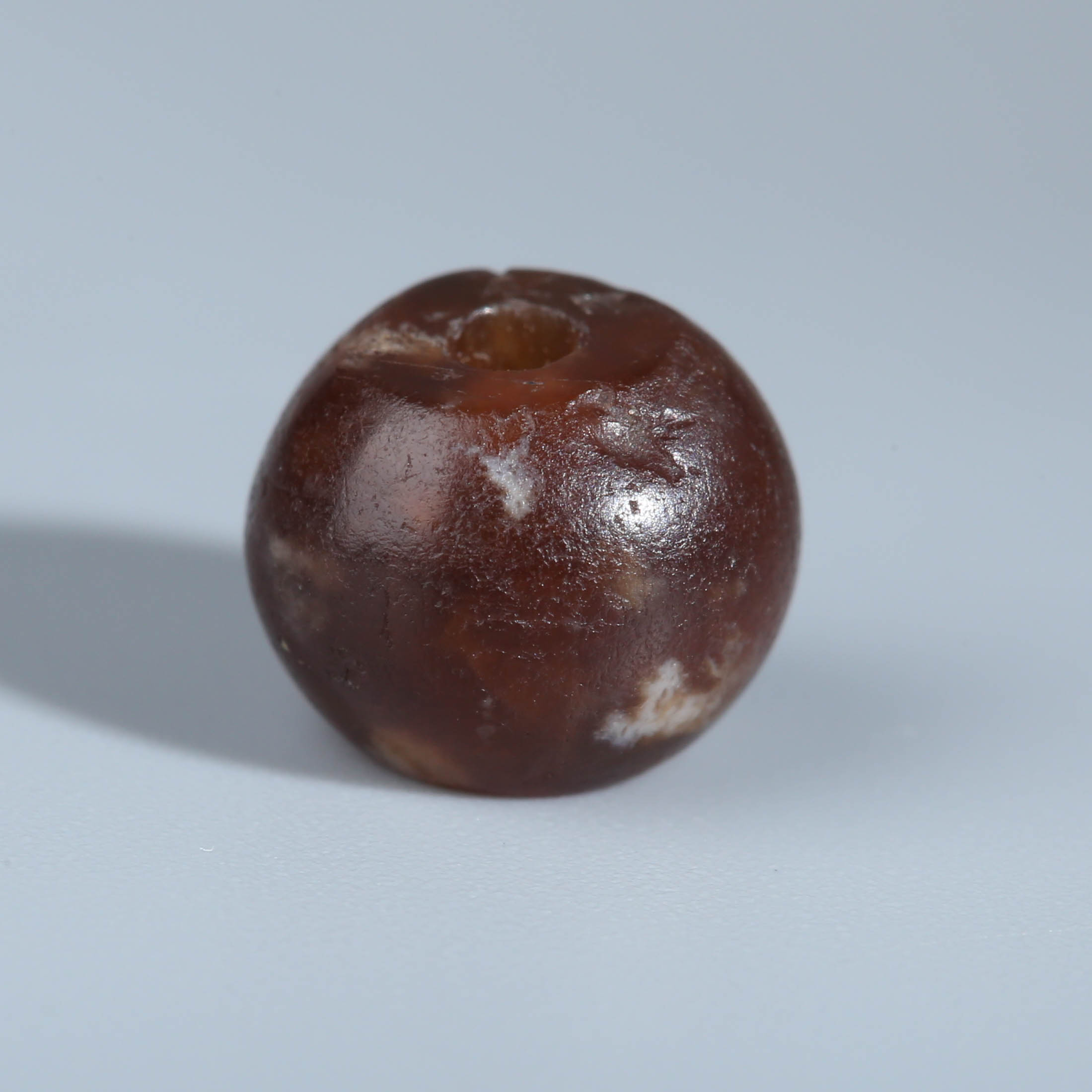XY71-10 印度河谷文明红玉髓圆珠8*6.5mm