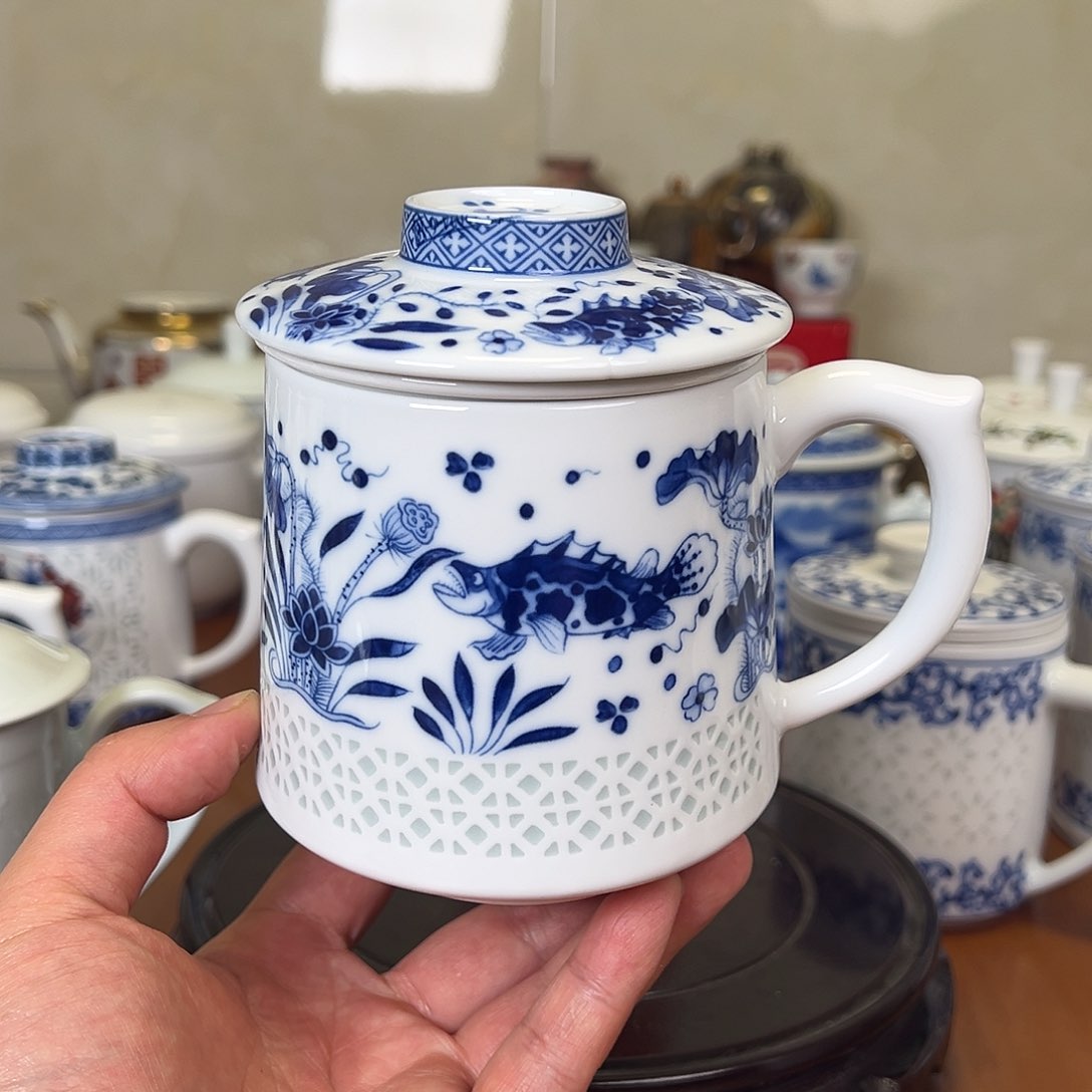 景德镇陶瓷高温办公杯